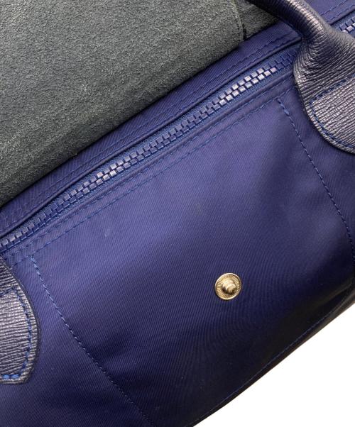 LONGCHAMP（ロンシャン）LONGCHAMP (ロンシャン) ルプリアージュ 2WAYバッグ ブルーの古着・服飾アイテム