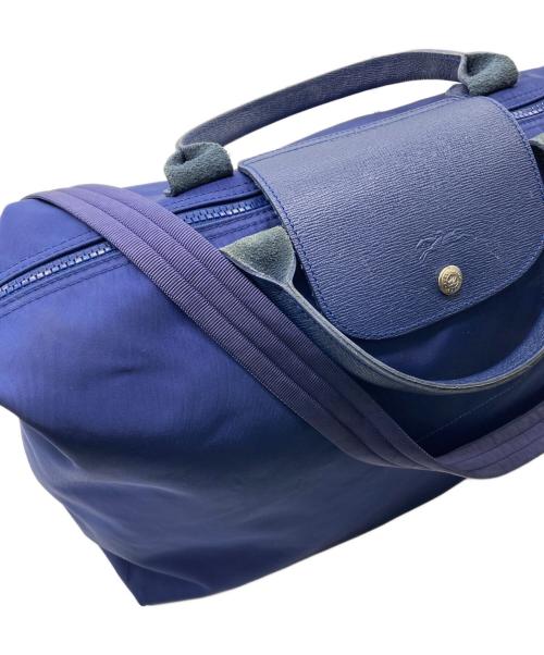 LONGCHAMP（ロンシャン）LONGCHAMP (ロンシャン) ルプリアージュ 2WAYバッグ ブルーの古着・服飾アイテム