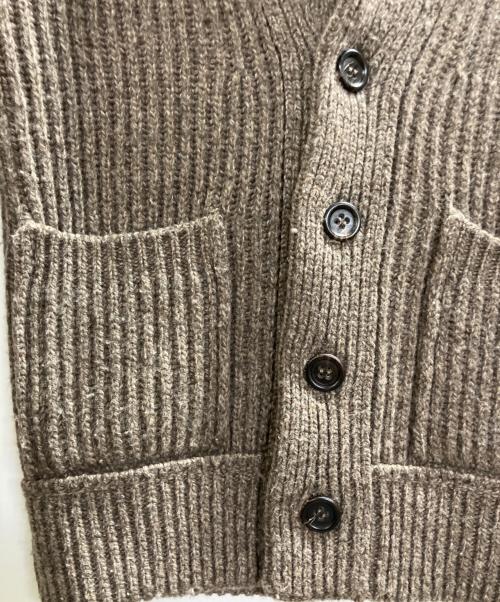 DOLCE & GABBANA（ドルチェ＆ガッバーナ）DOLCE & GABBANA (ドルチェ＆ガッバーナ) ショールカラーカーディガン ブラウン サイズ:44の古着・服飾アイテム