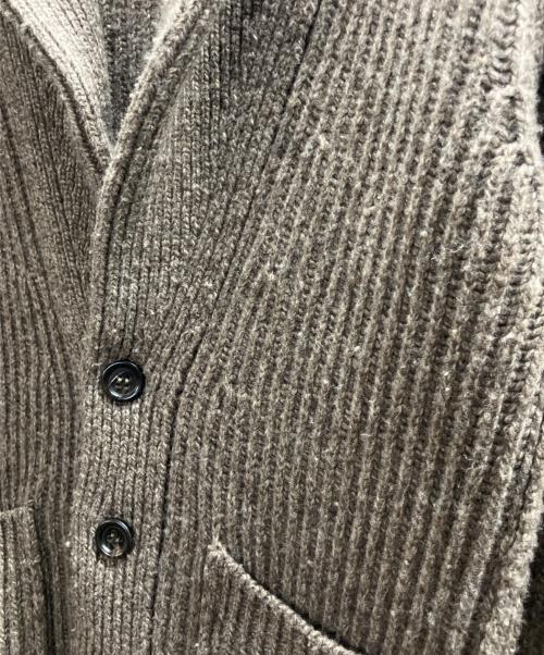 DOLCE & GABBANA（ドルチェ＆ガッバーナ）DOLCE & GABBANA (ドルチェ＆ガッバーナ) ショールカラーカーディガン ブラウン サイズ:44の古着・服飾アイテム