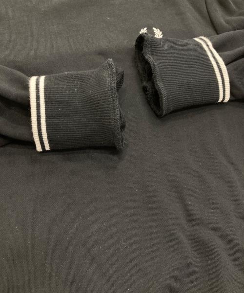FRED PERRY（フレッドペリー）FRED PERRY (フレッドペリー) Crew Neck Sweatshirt ブラック サイズ:Sの古着・服飾アイテム