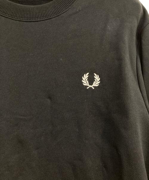FRED PERRY（フレッドペリー）FRED PERRY (フレッドペリー) Crew Neck Sweatshirt ブラック サイズ:Sの古着・服飾アイテム