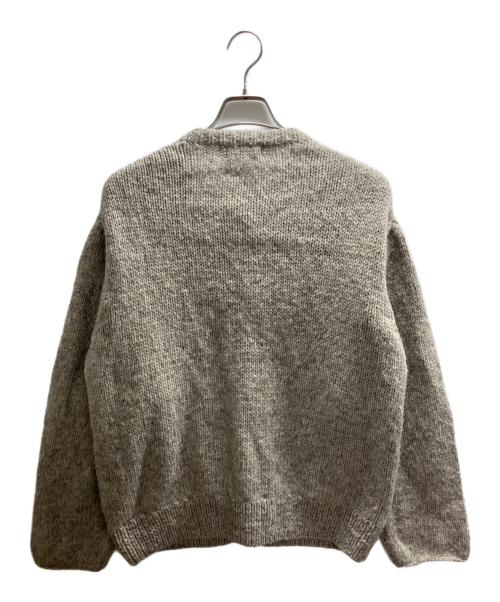 KAGURE（カグレ）KAGURE (カグレ) ペルーニットカーディガン ベージュ サイズ:Mの古着・服飾アイテム