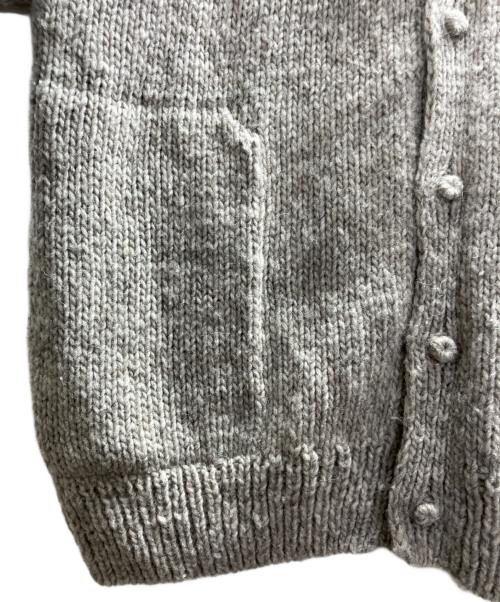KAGURE（カグレ）KAGURE (カグレ) ペルーニットカーディガン ベージュ サイズ:Mの古着・服飾アイテム