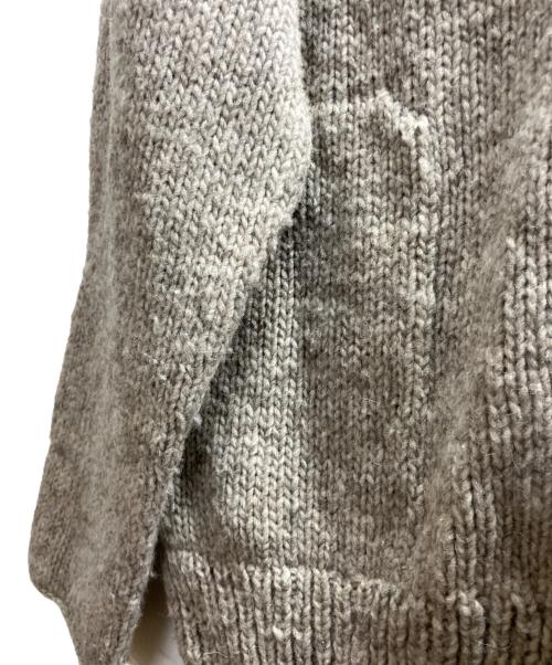 KAGURE（カグレ）KAGURE (カグレ) ペルーニットカーディガン ベージュ サイズ:Mの古着・服飾アイテム