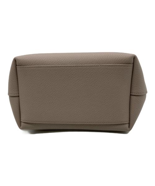 LONGCHAMP（ロンシャン）LONGCHAMP (ロンシャン) Le Roseau S トップハンドルバッグ ベージュの古着・服飾アイテム