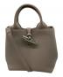 LONGCHAMP（ロンシャン）の古着「Le Roseau S トップハンドルバッグ」｜ベージュ