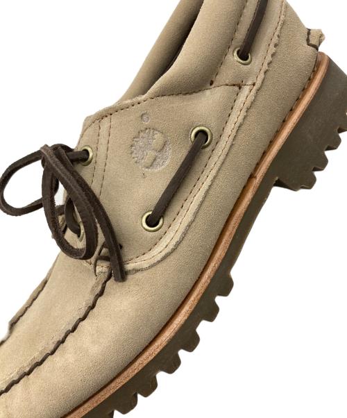 Timberland（ティンバーランド）Timberland (ティンバーランド) 3eyeラグ ハンドソーン ボート シューズ ベージュ サイズ:26㎝の古着・服飾アイテム