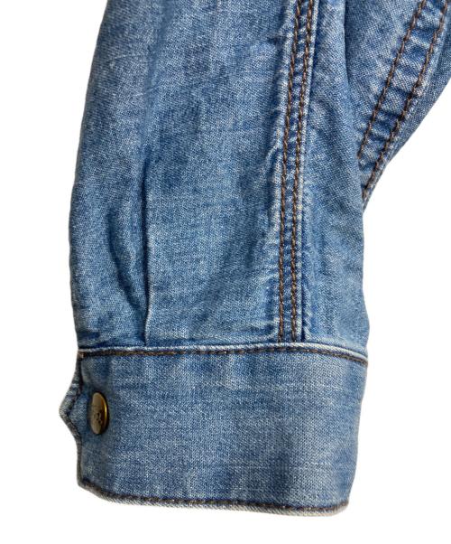 BURBERRY BLUE LABEL（バーバリー ブルー レーベル）BURBERRY BLUE LABEL (バーバリー ブルー レーベル) デニムシャツワンピース インディゴ サイズ:38の古着・服飾アイテム