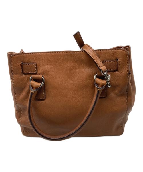 MICHAEL KORS（マイケルコース）MICHAEL KORS (マイケルコース) ハミルトン2wayショルダーバッグ ブラウンの古着・服飾アイテム