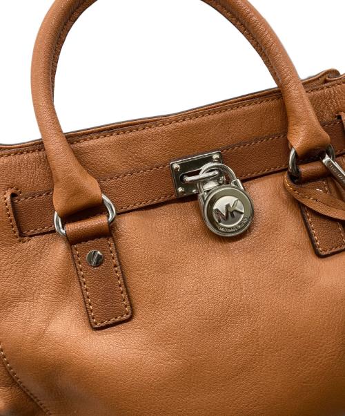MICHAEL KORS（マイケルコース）MICHAEL KORS (マイケルコース) ハミルトン2wayショルダーバッグ ブラウンの古着・服飾アイテム