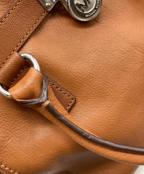 MICHAEL KORS（マイケルコース）MICHAEL KORS (マイケルコース) ハミルトン2wayショルダーバッグ ブラウンの古着・服飾アイテム