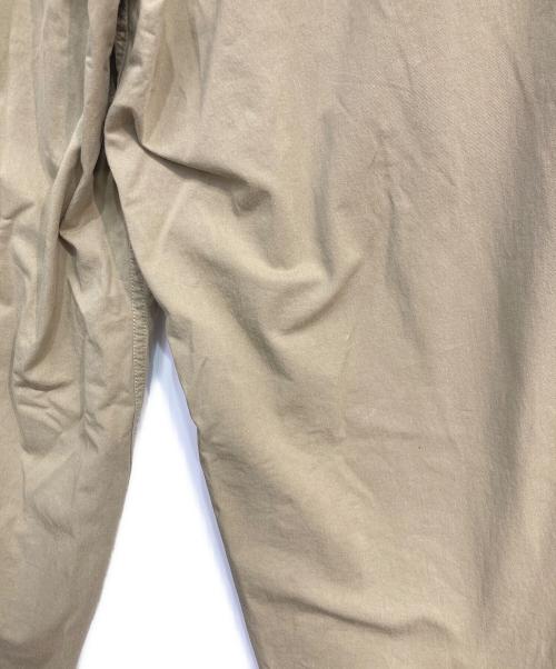 ARGUE（アーギュ）ARGUE (アーギュ) cotton twill baker mov pants ベージュ サイズ:1の古着・服飾アイテム