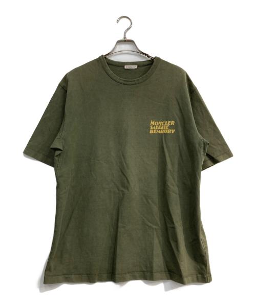 MONCLER（モンクレール）MONCLER (モンクレール) SALEHE BEMBURY (サリーベンバリー) 半袖Tシャツ グリーン サイズ:Ｍの古着・服飾アイテム