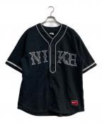 NIKEナイキ）の古着「ヴィンテージスポーツ S/S トップ」｜ブラック