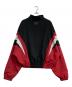 Lyft (リフト) 2line oversize track jacket ブラック×レッド サイズ:Ｍ：12000円