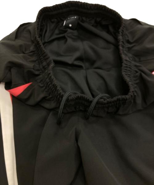 Lyft（リフト）Lyft (リフト) 2line oversize track pant ブラック×レッド サイズ:Ｍの古着・服飾アイテム