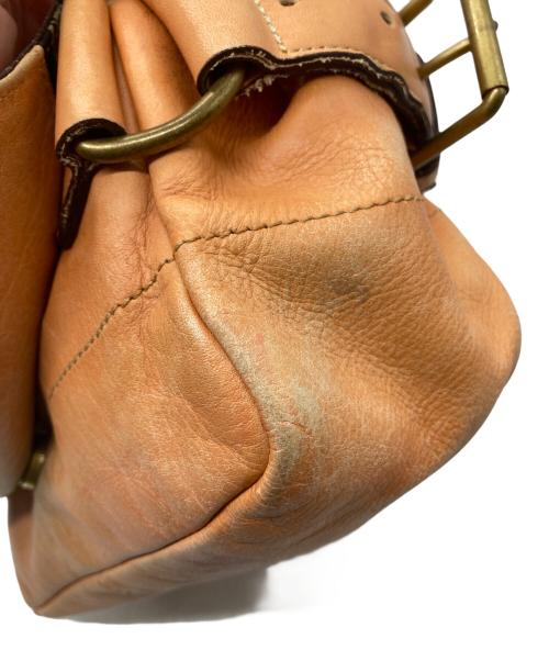 Vivienne Westwood（ヴィヴィアンウエストウッド）Vivienne Westwood (ヴィヴィアンウエストウッド) レザーフラップショルダーバッグ ブラウンの古着・服飾アイテム