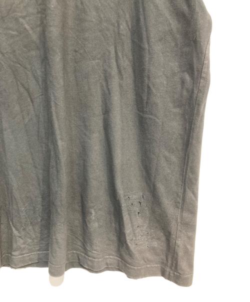 BALENCIAGA（バレンシアガ）BALENCIAGA (バレンシアガ) クラッシュダスト加工ワッペンTシャツ ブラック サイズ:1の古着・服飾アイテム