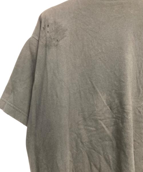 BALENCIAGA（バレンシアガ）BALENCIAGA (バレンシアガ) クラッシュダスト加工ワッペンTシャツ ブラック サイズ:1の古着・服飾アイテム