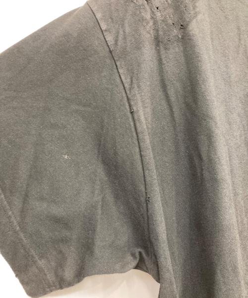 BALENCIAGA（バレンシアガ）BALENCIAGA (バレンシアガ) クラッシュダスト加工ワッペンTシャツ ブラック サイズ:1の古着・服飾アイテム