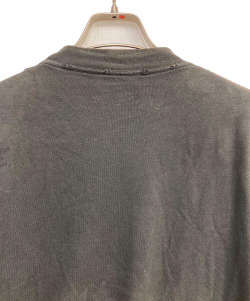 BALENCIAGA（バレンシアガ）BALENCIAGA (バレンシアガ) クラッシュダスト加工ワッペンTシャツ ブラック サイズ:1の古着・服飾アイテム