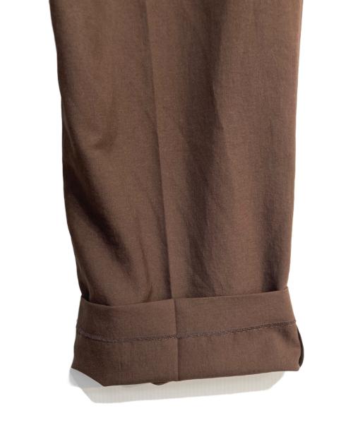 white（ホワイト）WHITE (ホワイト) メランジツイルセットアップスーツ ブラウン サイズ:36の古着・服飾アイテム