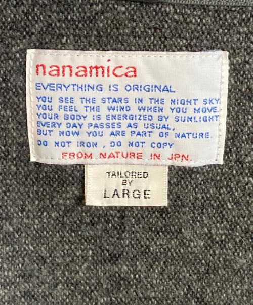 nanamica（ナナミカ）nanamica (ナナミカ) Fleece Jacket グレー サイズ:Lの古着・服飾アイテム