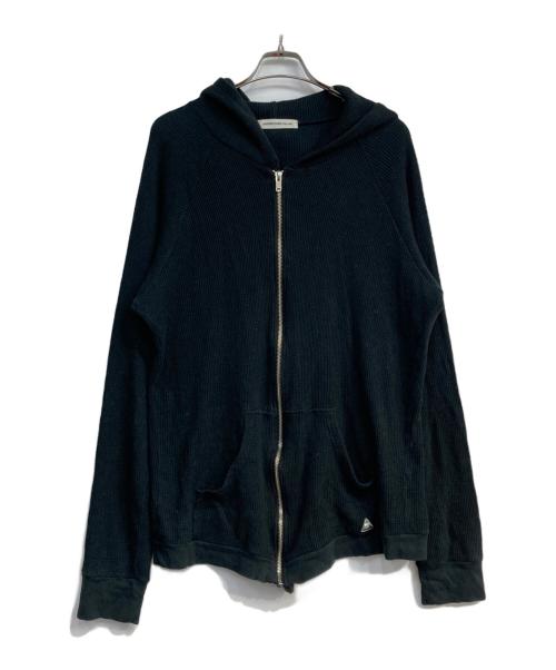 UNDERCOVER（アンダーカバー）UNDERCOVER (アンダーカバー) Wジップサーマルジップパーカー ブラック サイズ:3の古着・服飾アイテム