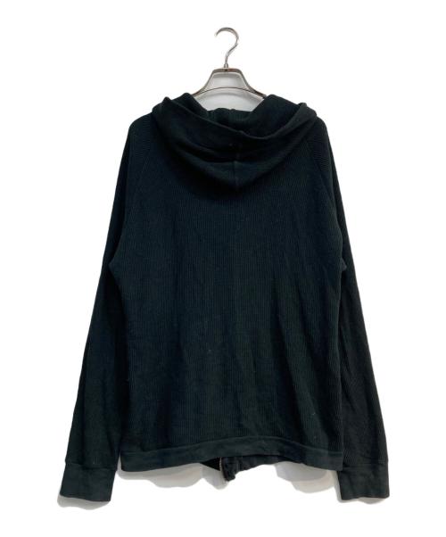 UNDERCOVER（アンダーカバー）UNDERCOVER (アンダーカバー) Wジップサーマルジップパーカー ブラック サイズ:3の古着・服飾アイテム