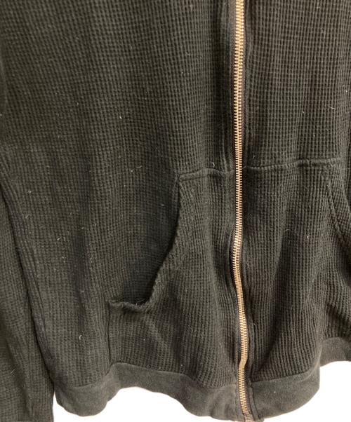 UNDERCOVER（アンダーカバー）UNDERCOVER (アンダーカバー) Wジップサーマルジップパーカー ブラック サイズ:3の古着・服飾アイテム