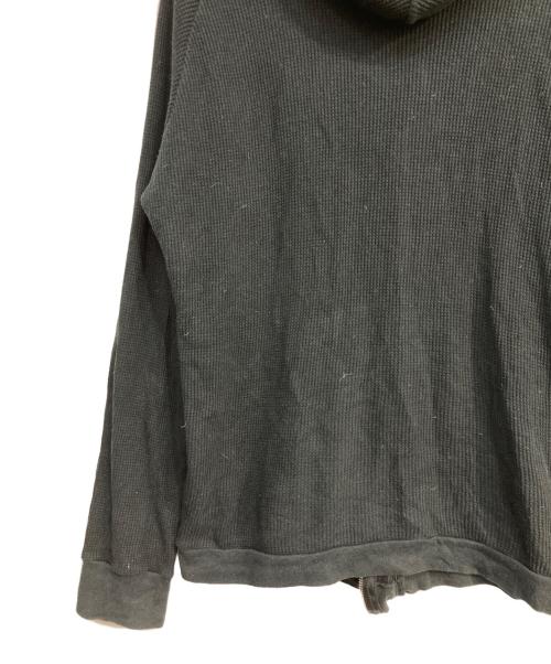 UNDERCOVER（アンダーカバー）UNDERCOVER (アンダーカバー) Wジップサーマルジップパーカー ブラック サイズ:3の古着・服飾アイテム