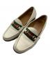 GUCCI（グッチ）の古着「ホースビットローファー」｜ホワイト