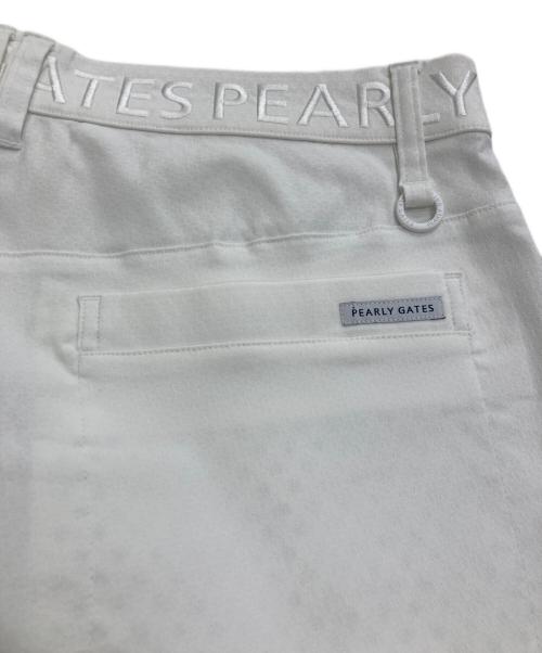 PEARLY GATES（パーリーゲイツ）PEARLY GATES (パーリーゲイツ) デイジードビーパンツ ホワイト サイズ:5の古着・服飾アイテム
