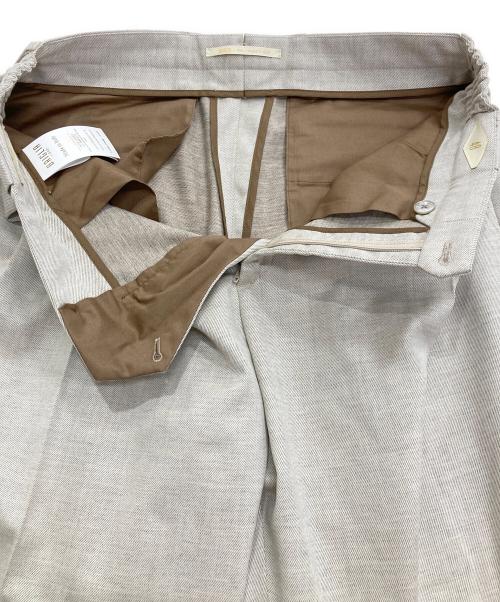 BRIGLIA 1949（ブリリア 1949）BRIGLIA 1949 (ブリリア 1949) PORTOBELLOS イージースラックス ベージュ サイズ:48の古着・服飾アイテム