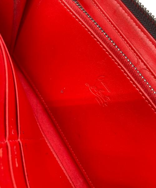 Christian Louboutin（クリスチャン・ルブタン）Christian Louboutin (クリスチャン・ルブタン) パネトーネウォレット ブラックの古着・服飾アイテム