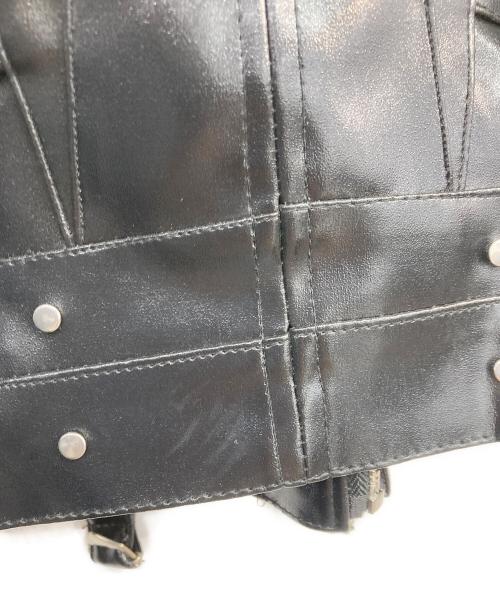 COZY WORLD WIDE（コージーワールドワイド）Cozy world Wide (コージーワールドワイド) Knight Club Leather Jacket ブラック サイズ:Mの古着・服飾アイテム