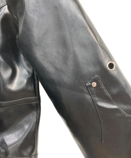COZY WORLD WIDE（コージーワールドワイド）Cozy world Wide (コージーワールドワイド) Knight Club Leather Jacket ブラック サイズ:Mの古着・服飾アイテム
