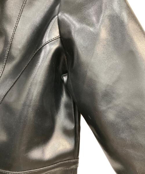 COZY WORLD WIDE（コージーワールドワイド）Cozy world Wide (コージーワールドワイド) Knight Club Leather Jacket ブラック サイズ:Mの古着・服飾アイテム