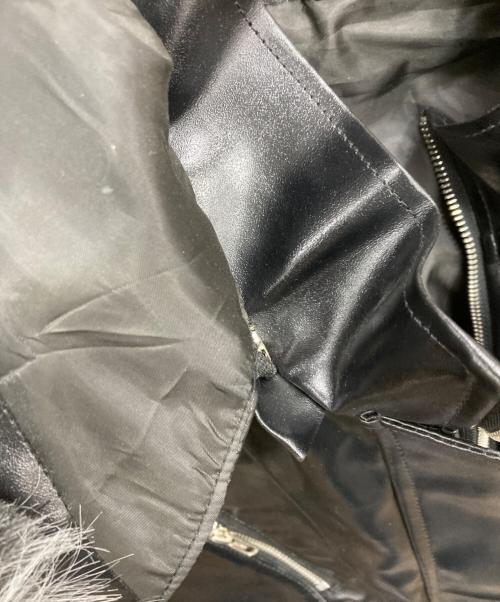 COZY WORLD WIDE（コージーワールドワイド）Cozy world Wide (コージーワールドワイド) Knight Club Leather Jacket ブラック サイズ:Mの古着・服飾アイテム