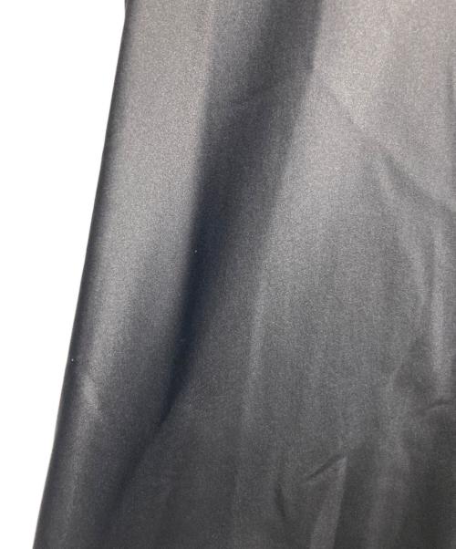 ANN DEMEULEMEESTER（アンドゥムルメステール）ANN DEMEULEMEESTER (アンドゥムルメステール) デザインシルクブレンドスカート ブラック サイズ:36の古着・服飾アイテム