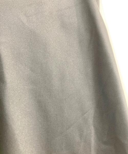 ANN DEMEULEMEESTER（アンドゥムルメステール）ANN DEMEULEMEESTER (アンドゥムルメステール) デザインシルクブレンドスカート ブラック サイズ:36の古着・服飾アイテム