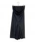 ANN DEMEULEMEESTER (アンドゥムルメステール) デザインシルクブレンドスカート ブラック サイズ:36：13000円
