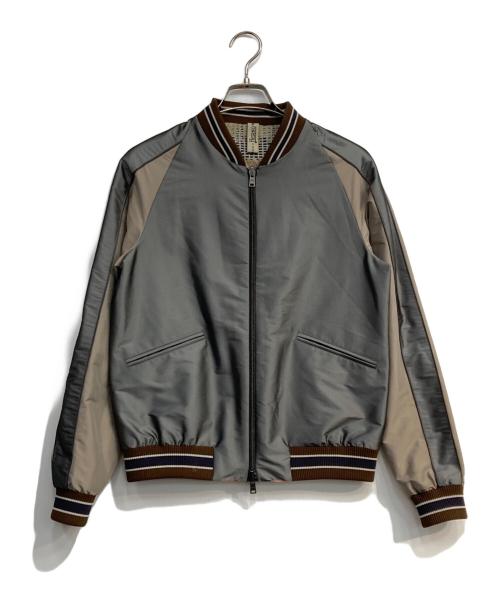HERNO（ヘルノ）HERNO (ヘルノ) Pierre-Louis Mascia (ピエールルイマシア) リバーシブルブルゾン グレー×ピンク サイズ:40の古着・服飾アイテム