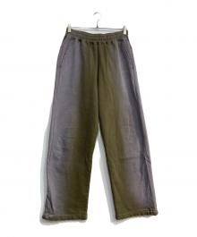 X-LARGE×DexFilmz（エクストララージ）の古着「WIDE SWEAT PANTS」｜パープル×グリーン