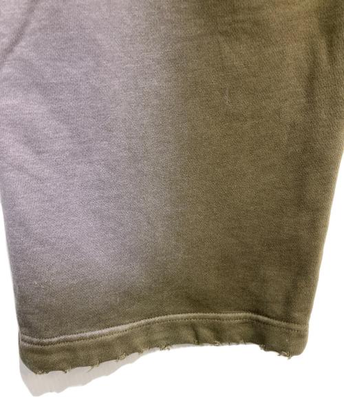X-LARGE（エクストララージ）X-LARGE (エクストララージ) DexFilmz WIDE SWEAT PANTS パープル×グリーン サイズ:Mの古着・服飾アイテム