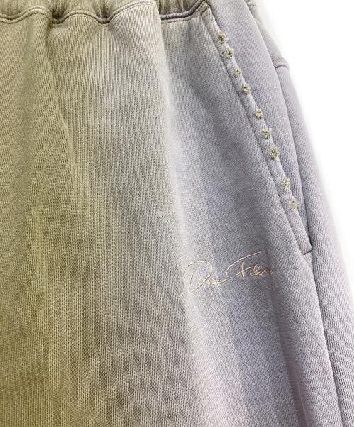 X-LARGE（エクストララージ）X-LARGE (エクストララージ) DexFilmz WIDE SWEAT PANTS パープル×グリーン サイズ:Mの古着・服飾アイテム
