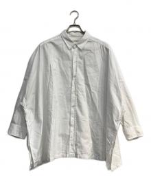Plage（プラージュ）の古着「Light OX Poncho シャツ」｜ホワイト