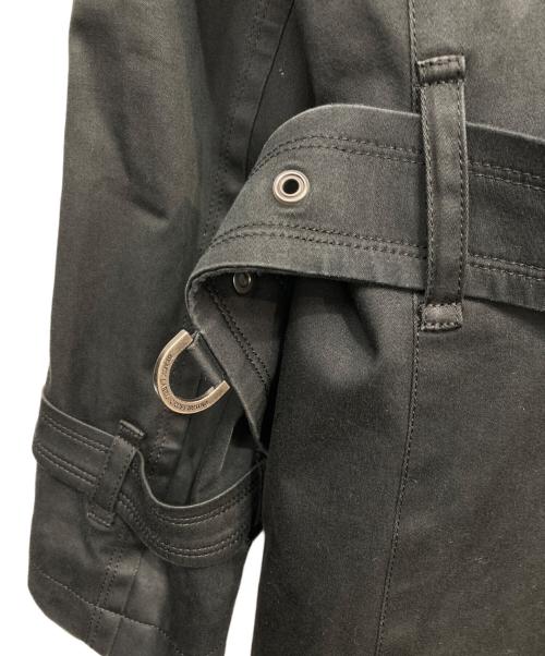 BLACK LABEL CRESTBRIDGE（ブラックレーベル クレストブリッジ）BLACK LABEL CRESTBRIDGE (ブラックレーベル クレストブリッジ) ライナー付トレンチコート ブラック サイズ:Lの古着・服飾アイテム