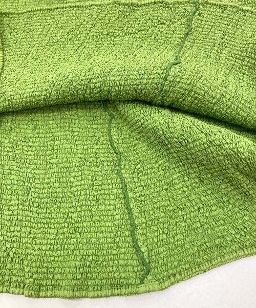 ISSEY MIYAKE（イッセイミヤケ）ISSEY MIYAKE (イッセイミヤケ) タイトスカート グリーン サイズ:3の古着・服飾アイテム